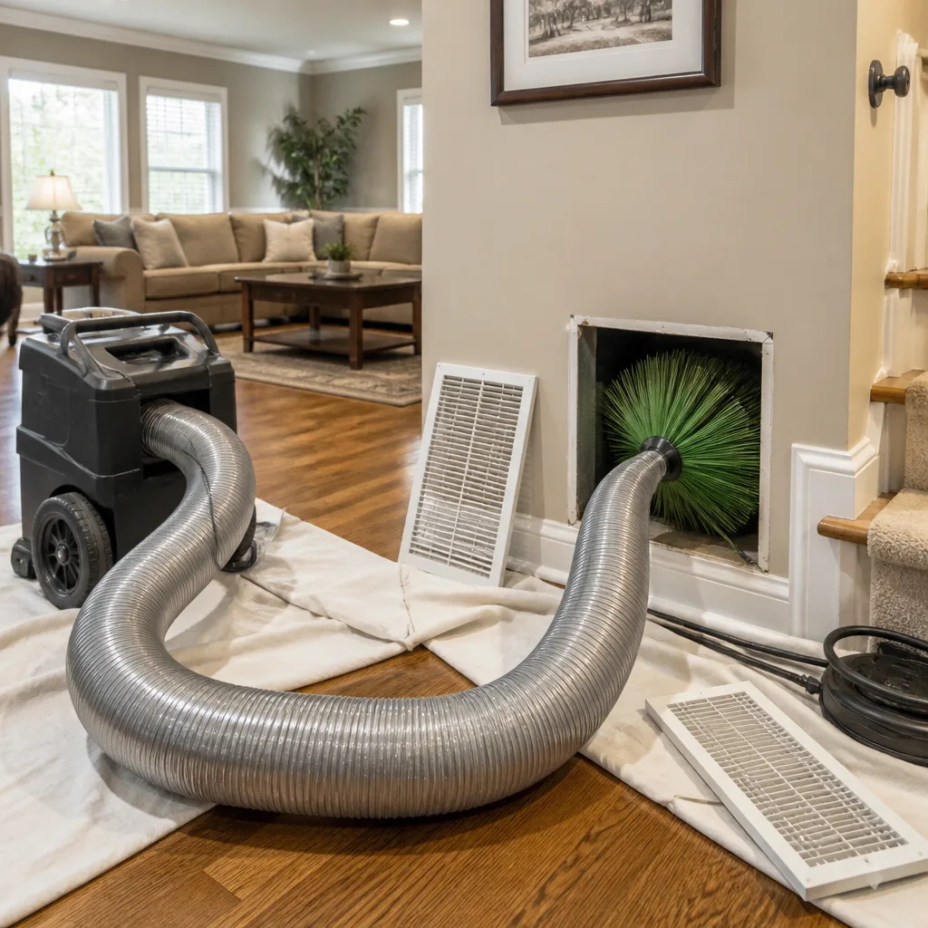 Whole-home duct cleaning