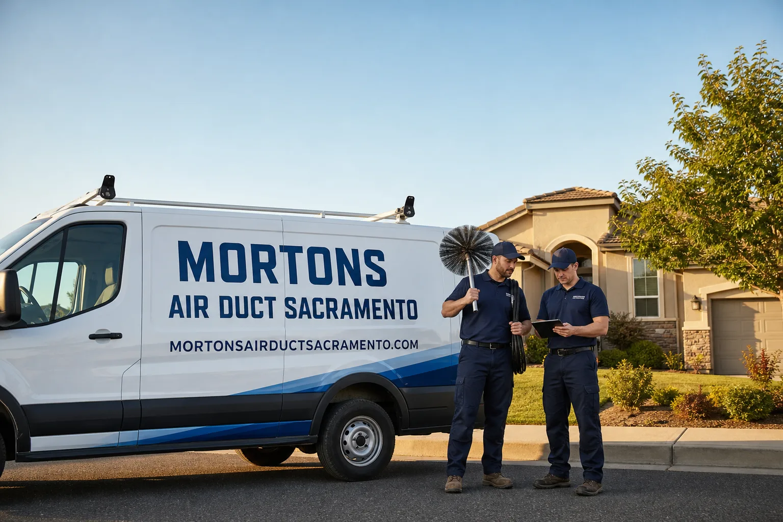 Mortons Air Duct Sacramento air duct cleaning team